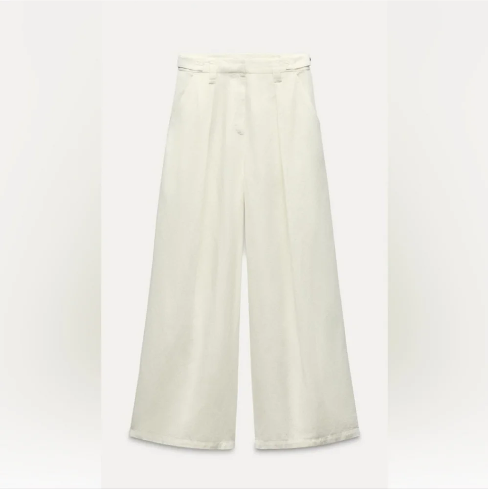 ❌️SOLD❌️WIDE LEG LINEN PANTS SIZE XS - Picture 4 of 6